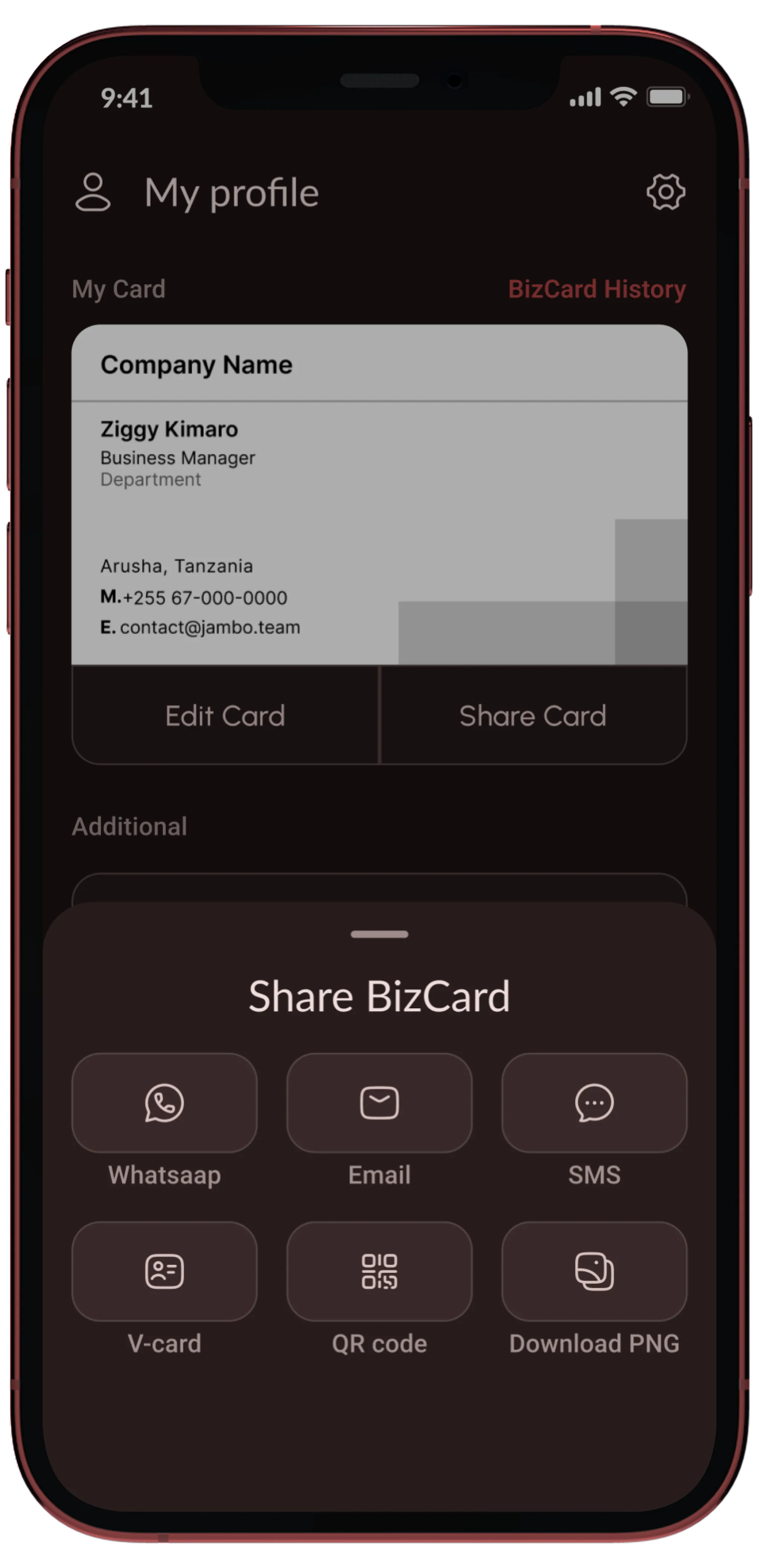 Share screen